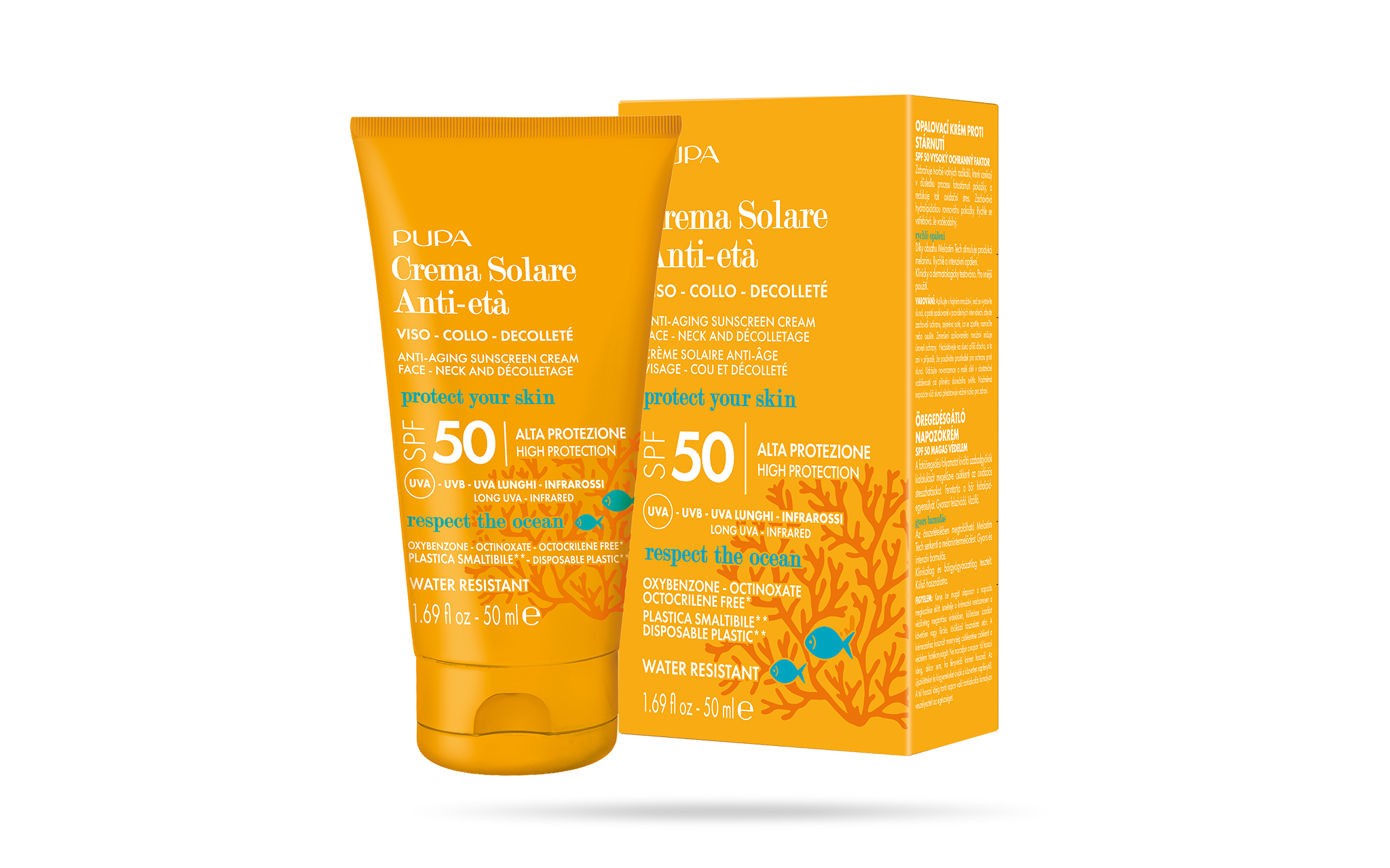Crema Solare Anti-et&agrave; SPF50 (50ml) - PUPA Milano